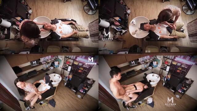 國産麻豆AV MDWP MDWP0003 淫欲理發廳 蘇娅