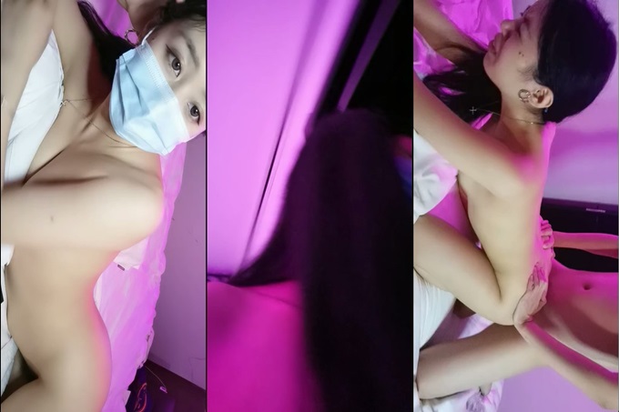 风骚大耳环小姐姐情趣房3P激情 先一对一来一炮 灌肠后双通还是操菊花爽 上位骑乘一起操 操的我想拉屎