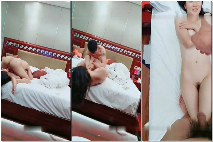 大二美女与许久未见的男友宾馆开房,乾柴烈火激烈性交