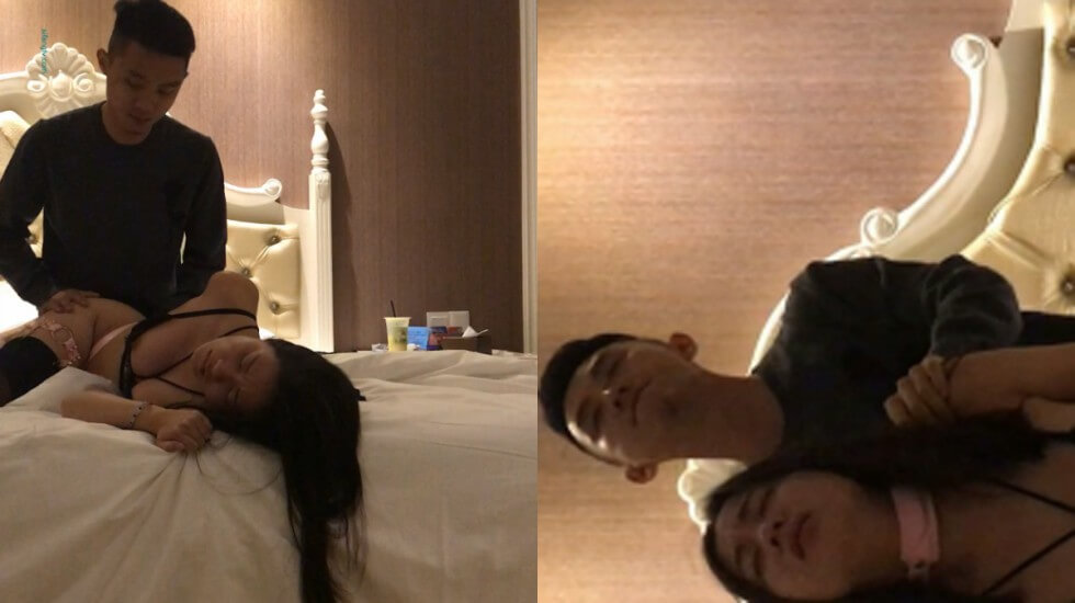 百度泄密自拍情侣酒店玩SM女主被打得屁股都红了,大奶子边操边揉内射时被操哭了