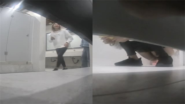 国内男扮女装厕拍高手潜入女厕，偷拍刺激实录！