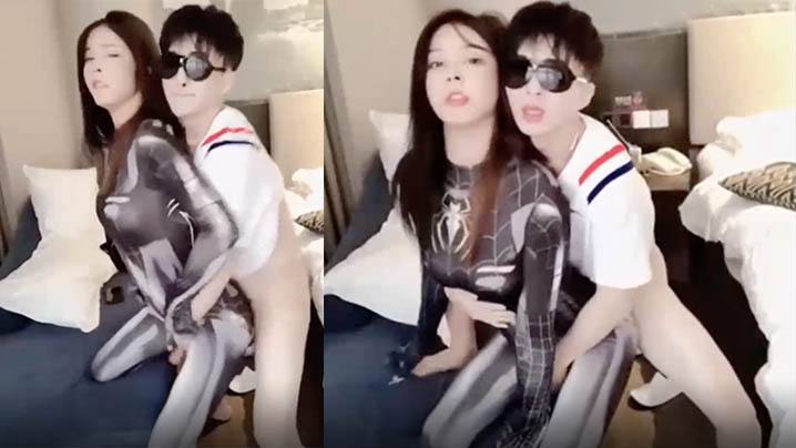 国产TS系列超美的妖妖时诗君君黑蜘蛛开裆情趣被小.鲜肉爆操