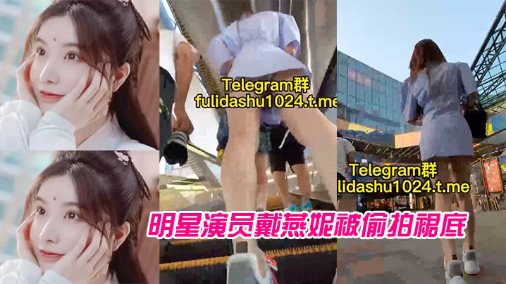 明星演员戴燕妮被偷拍裙底.