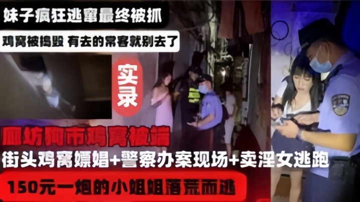 河北廊坊鸡窝被端实录妹子疯狂逃窜最终被捉.